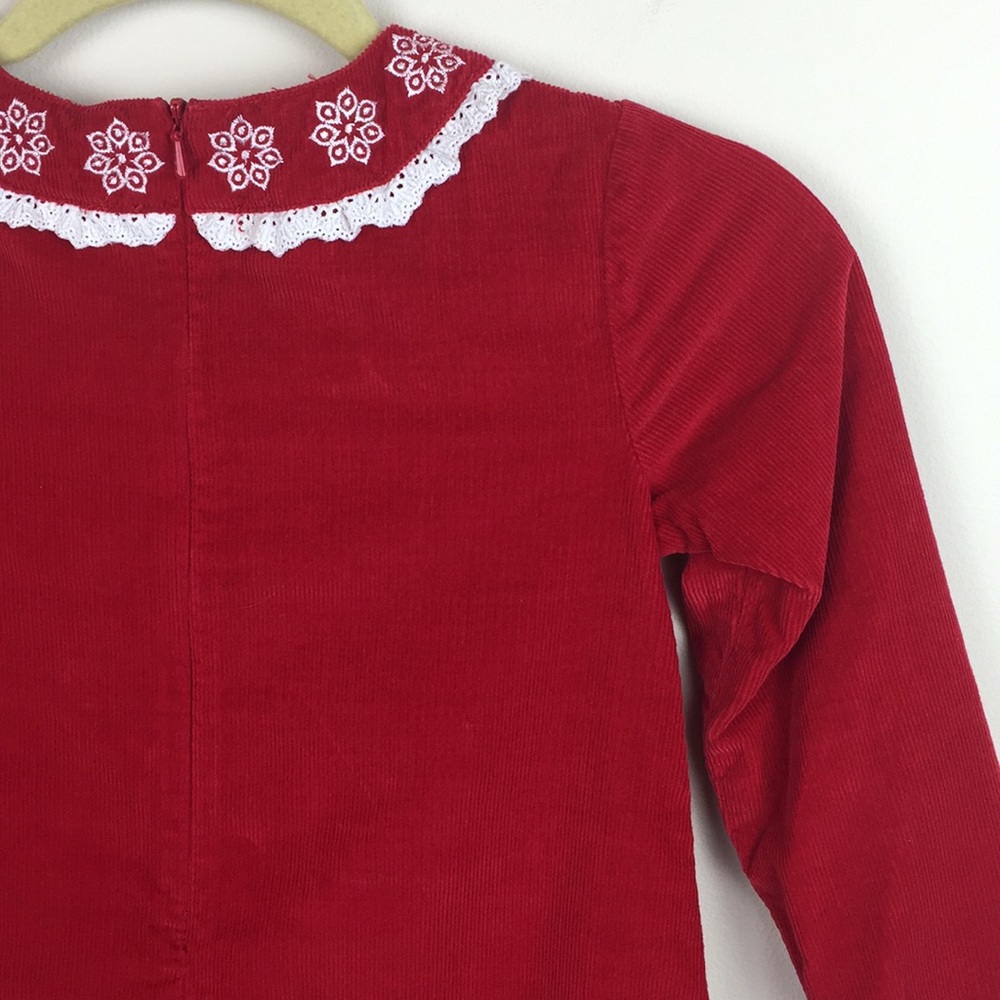 Hanna Andersson - Ruffle Trim Corduroy Dress - Picture 5 of 7